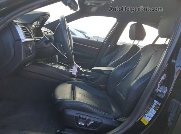 WBA8E9C55GK645562 2016 BMW 3 SERIES Black წინა სალონის ხედი