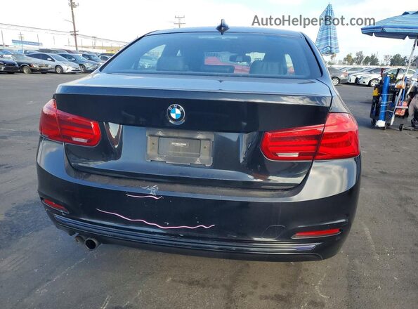 WBA8E9C55GK645562 2016 BMW 3 SERIES Black უკანა ხედი