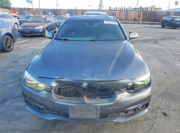 WBA8E9G56GNT87139 2016 BMW 3 SERIES Gray წინა ხედი