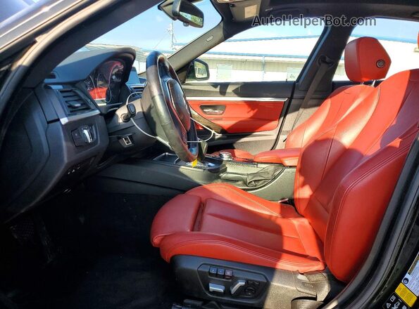 WBA8Z5C56GG500644 2016 BMW 3 SERIES Black Widok wnętrza z przodu