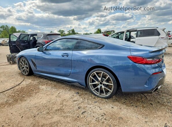 WBABC4C57KBJ35768 2019 BMW M8 Blue Задня ліва чверть