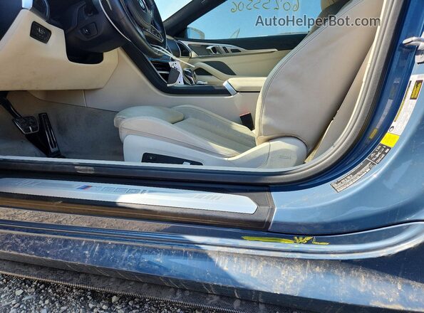 WBABC4C57KBJ35768 2019 BMW M8 Blue Вид підкапотного простору