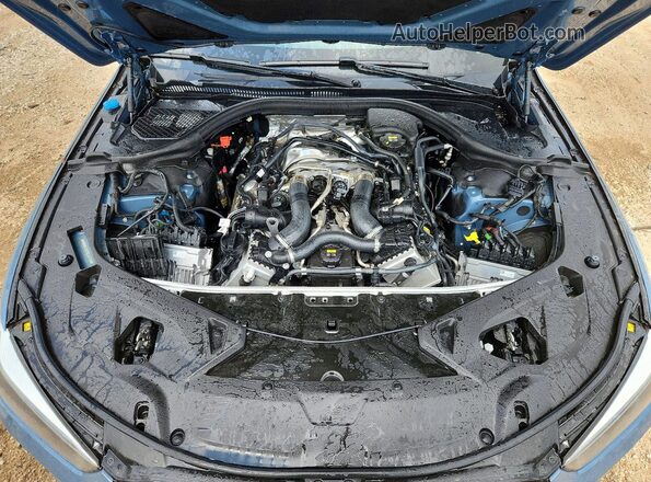 WBABC4C57KBJ35768 2019 BMW M8 Blue Вид задньої частини салону