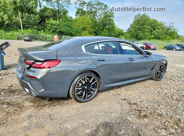 WBAGV8C00RCN84970 2024 BMW M8 Серый Задняя правая четверть