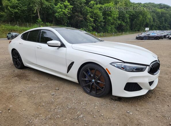 WBAGV8C0XNCJ35564 2022 BMW M8 White წინა მარჯვენა