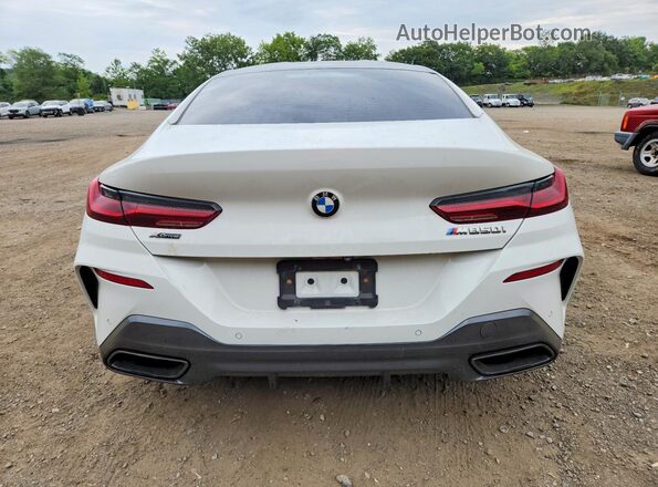 WBAGV8C0XNCJ35564 2022 BMW M8 White უკანა ხედი