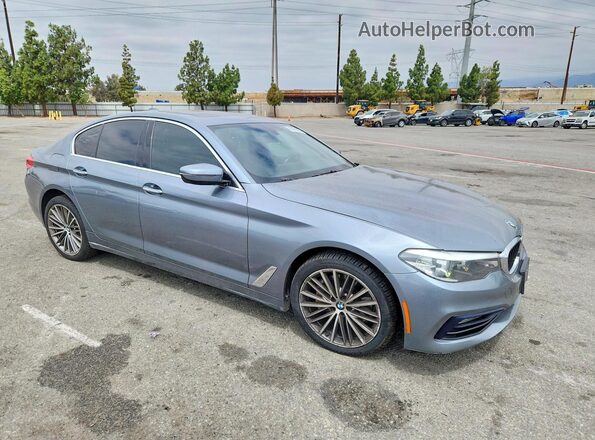 WBAJA5C39HG898036 2017 BMW 5 SERIES Угольный Передняя правая четверть