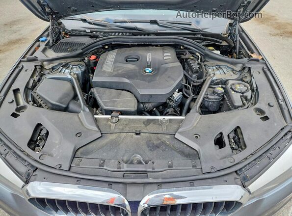 WBAJA5C39HG898036 2017 BMW 5 SERIES Угольный Вид задней части салона