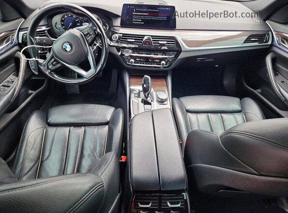 WBAJA5C39HG898036 2017 BMW 5 SERIES Угольный Вид панели приборов