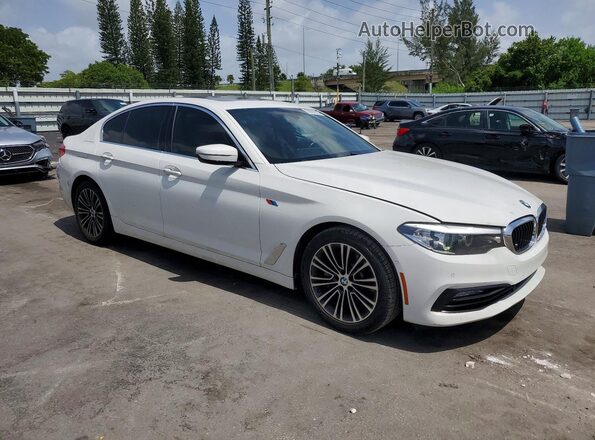 WBAJA5C3XHG895792 2017 BMW 5 SERIES White Delantero derecho