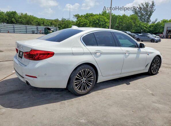 WBAJA5C3XHG895792 2017 BMW 5 SERIES White Trasero derecho