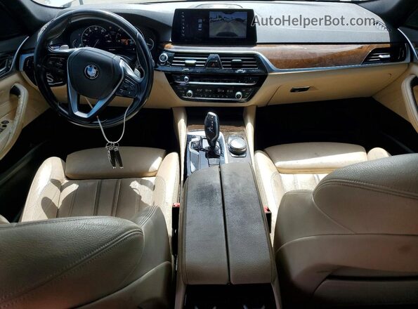 WBAJA5C3XHG895792 2017 BMW 5 SERIES White Vista del salpicadero
