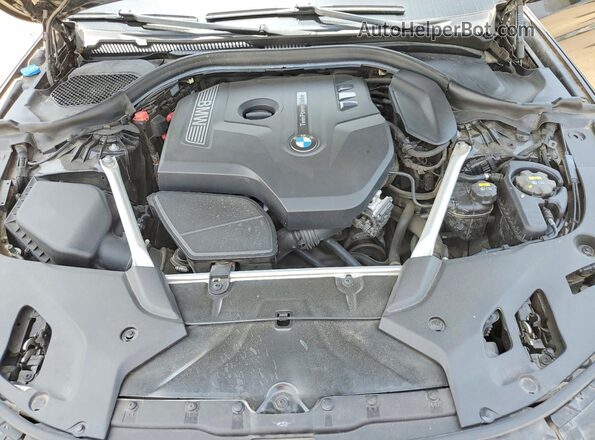 WBAJA5C50KBX86442 2019 BMW 5 SERIES Black უკანა სალონის ხედი