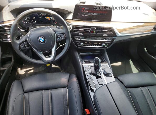 WBAJA5C50KBX86442 2019 BMW 5 SERIES Black წინა პანელის ხედი