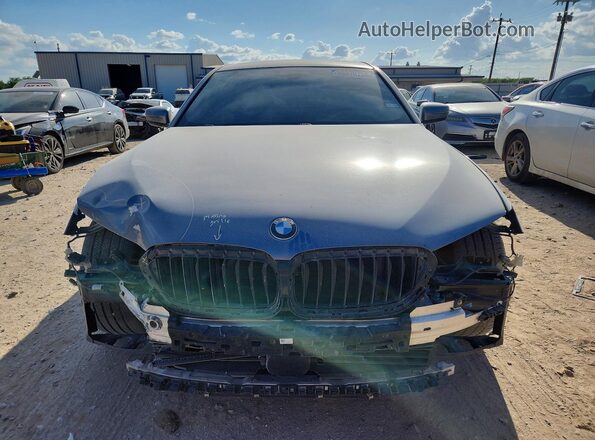 WBAJA5C51JG900126 2018 BMW 5 SERIES Gray Front view