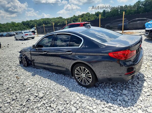 WBAJA5C53JWA57538 2018 BMW 5 SERIES Black Հետևի ձախ