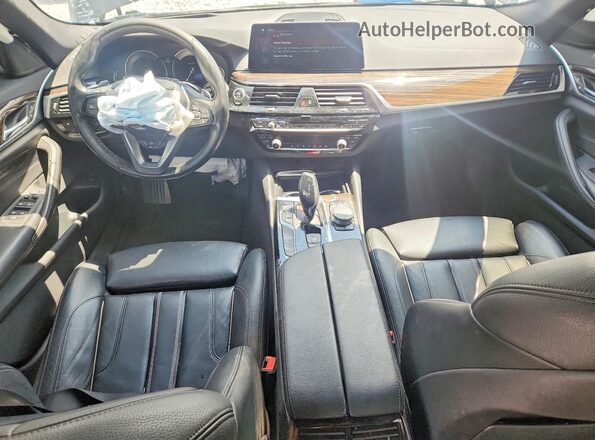 WBAJA5C53JWA57538 2018 BMW 5 SERIES Black Առջևի վահանակի տեսք