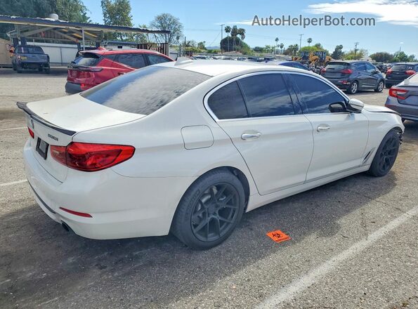 WBAJA5C54JWA36066 2018 BMW 5 SERIES White Tył prawy