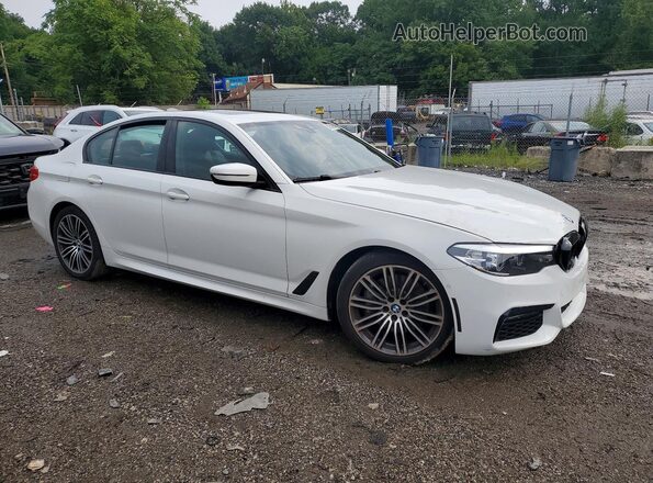 WBAJA5C56KWA57762 2019 BMW 5 SERIES White Front right