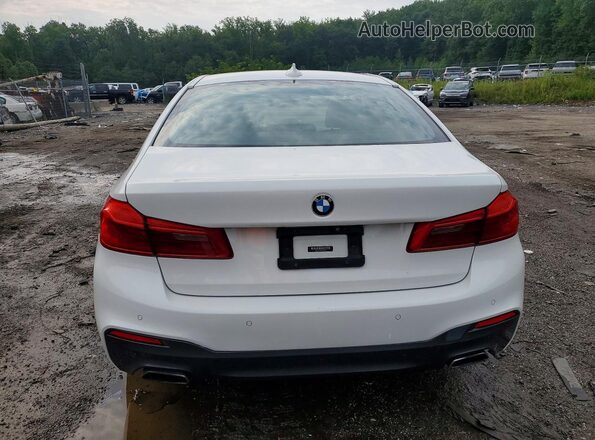WBAJA5C56KWA57762 2019 BMW 5 SERIES White Rear view