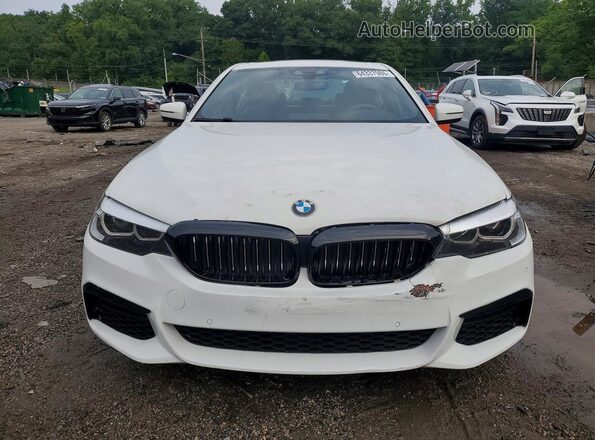 WBAJA5C56KWA57762 2019 BMW 5 SERIES White Front view