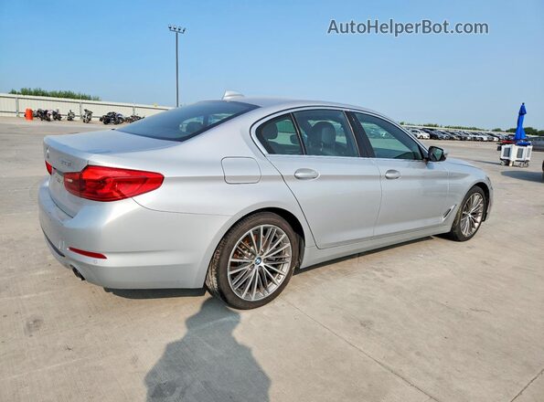 WBAJA5C59KBX49115 2019 BMW 5 SERIES Silver Rear right