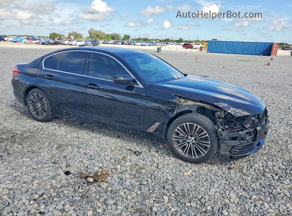 WBAJA5C59KG900716 2019 BMW 5 SERIES Черный Передняя правая четверть