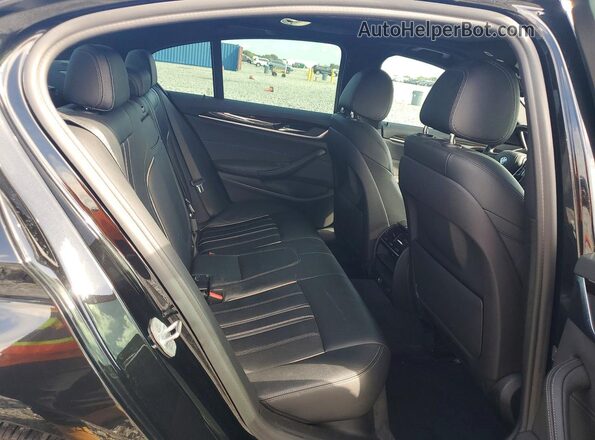 WBAJA5C59KG900716 2019 BMW 5 SERIES Черный Вид задних сидений