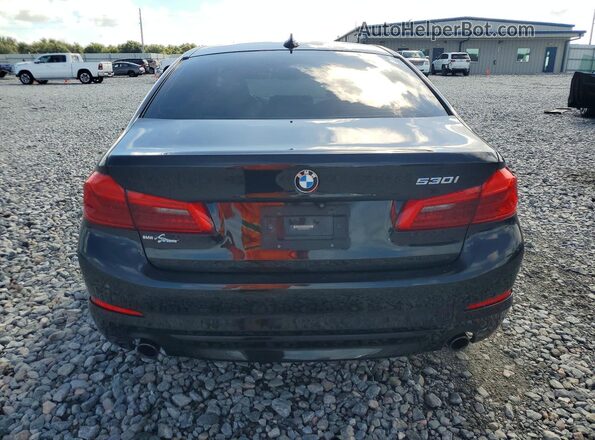 WBAJA5C59KG900716 2019 BMW 5 SERIES Черный Вид сзади