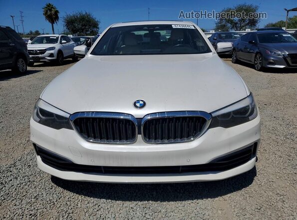 WBAJA5C59KWW18744 2019 BMW 5 SERIES White Widok z przodu