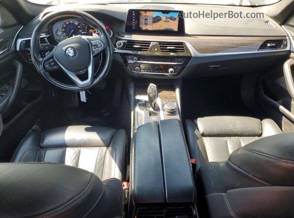 WBAJA9C53JG622854 2018 BMW 5 SERIES Black Dashboard view