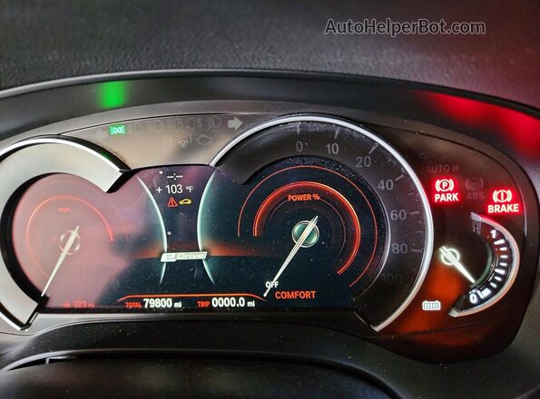 WBAJA9C53KB389038 2019 BMW 5 SERIES Black ხელსაწყოთა პანელის ხედი