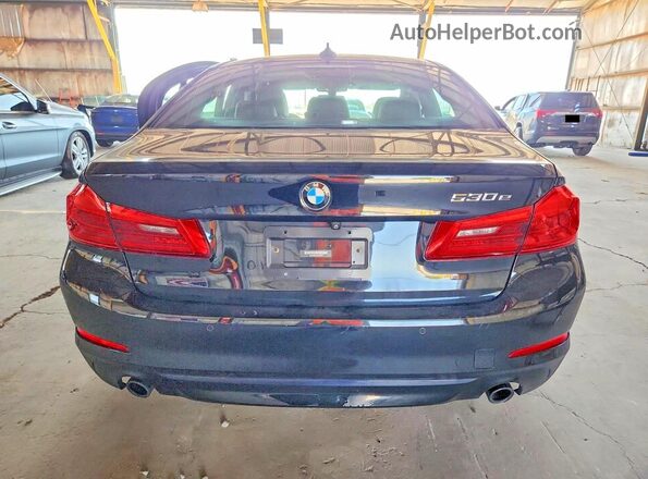 WBAJA9C53KB389038 2019 BMW 5 SERIES Black უკანა ხედი