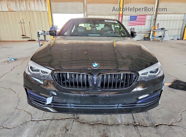 WBAJA9C53KB389038 2019 BMW 5 SERIES Black წინა ხედი