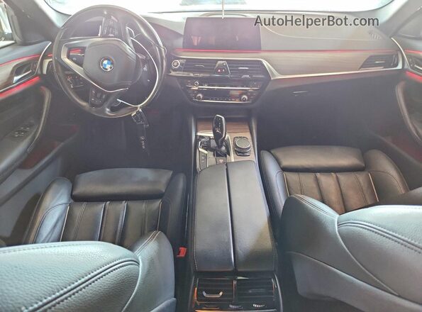 WBAJA9C53KB389038 2019 BMW 5 SERIES Black წინა პანელის ხედი