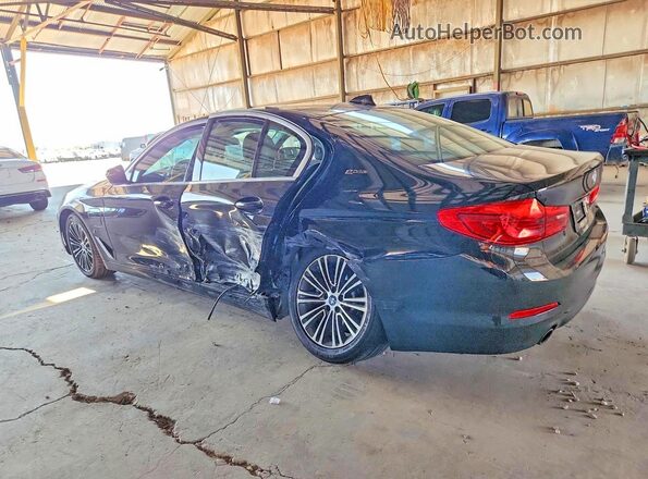 WBAJA9C53KB389038 2019 BMW 5 SERIES Black უკანა მარცხენა