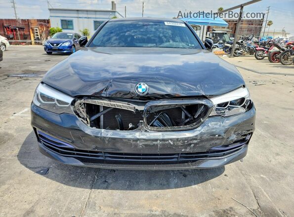 WBAJA9C56JB250505 2018 BMW 5 SERIES Black Вид спереду