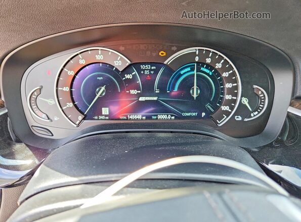 WBAJA9C56JB250505 2018 BMW 5 SERIES Black Вид щитка приладів