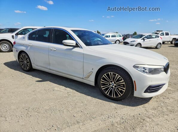 WBAJA9C56KB388451 2019 BMW 5 SERIES Белый Передняя правая четверть
