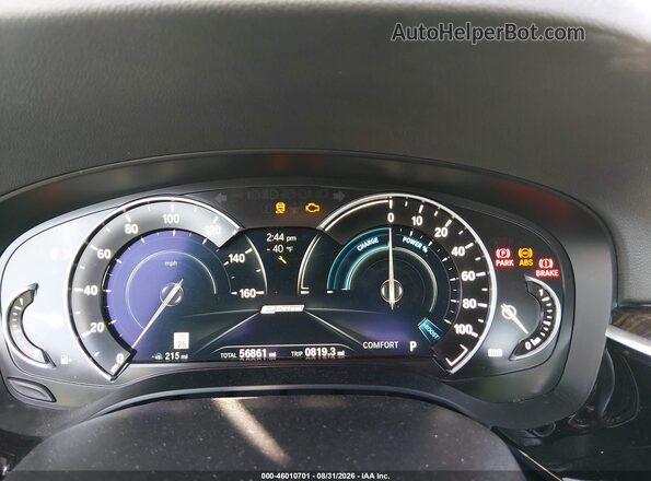 WBAJA9C57KB388782 2019 BMW 5 SERIES Black Vista de los asientos traseros