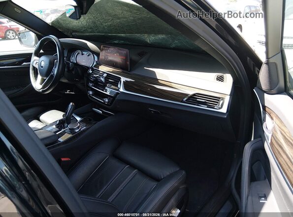 WBAJA9C57KB388782 2019 BMW 5 SERIES Black Vista interior delantera