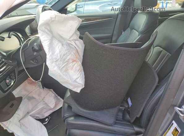 WBAJB1C52KB376201 2019 BMW 5 SERIES Silver Front interior view