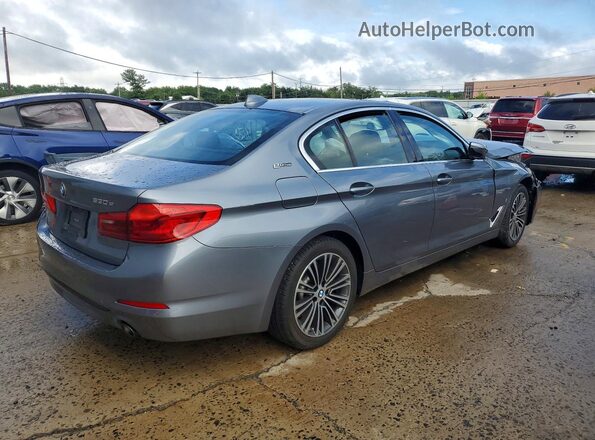 WBAJB1C52KB376201 2019 BMW 5 SERIES Silver Rear right