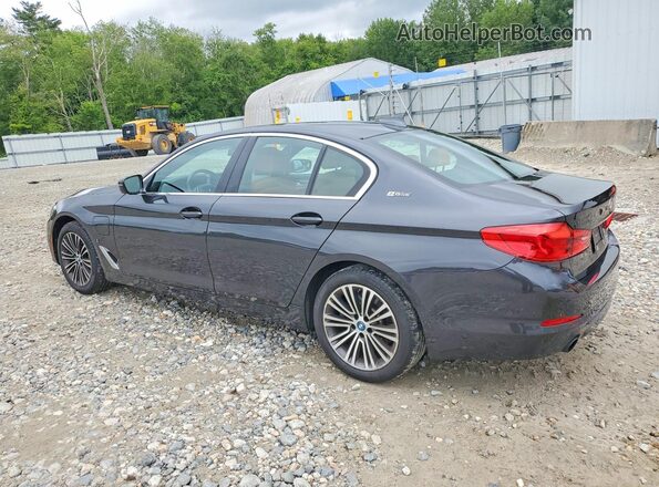 WBAJB1C54KB375213 2019 BMW 5 SERIES Charcoal Rear left