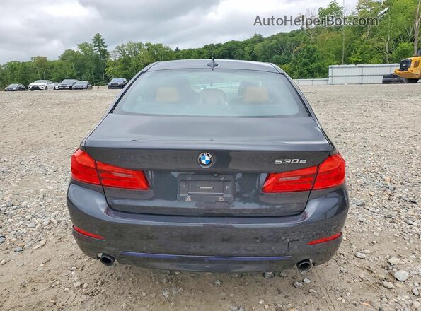 WBAJB1C54KB375213 2019 BMW 5 SERIES Charcoal Rear view