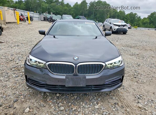 WBAJB1C54KB375213 2019 BMW 5 SERIES Charcoal Front view