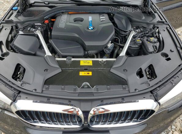 WBAJB1C54KB375213 2019 BMW 5 SERIES Charcoal Rear interior view