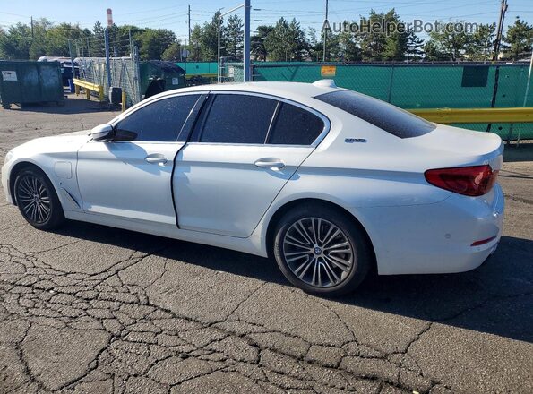 WBAJB1C59KB375580 2019 BMW 5 SERIES Белый Задняя левая четверть