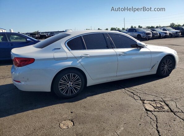 WBAJB1C59KB375580 2019 BMW 5 SERIES Белый Задняя правая четверть