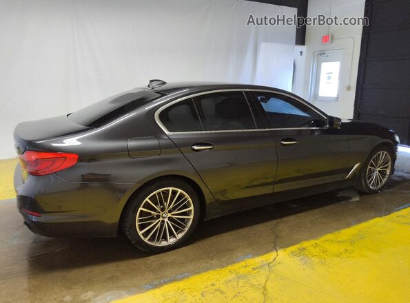 WBAJE7C33HG886822 2017 BMW 5 SERIES Черный Задняя правая четверть